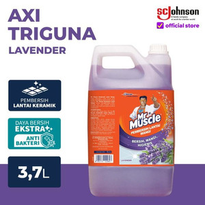 Mr Muscle Axi Triguna Pembersih Lantai Lavender 3.7 liter Galon