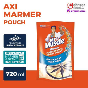 Mr Muscle Axi Marmer Pouch 720mL Pembersih Lantai Marmer & Granit