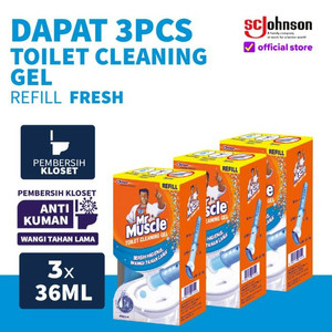 (Dapat 3 pcs) Mr Muscle Toilet Cleaning Gel Fresh Clean 36gr