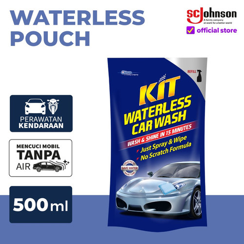 KIT Waterless Pouch 500ml Mencuci Kendaraan Tanpa Air