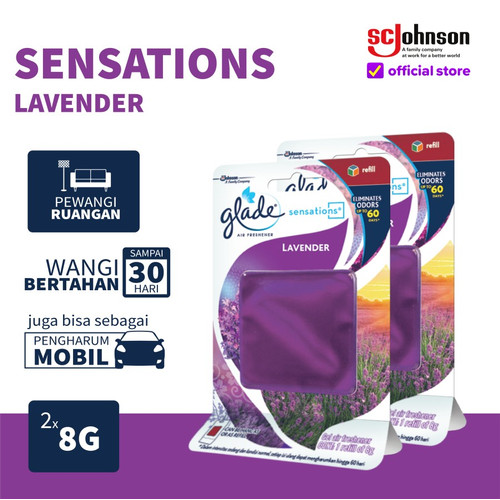 [Twin Pack] Glade Sensation Lavender Refill 8gr x 2pcs