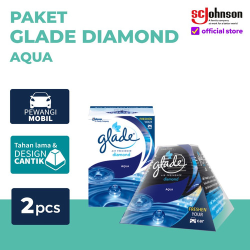 Paket Glade Diamond Aqua - Regular + Refill