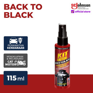 Kit Motor Back to Black 115ml Menghitamkan Mengkilapkan Trim Kendaraan