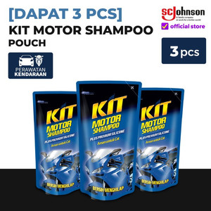 [Dapat 3 pcs] Kit Motor Shampoo Pouch 200mL