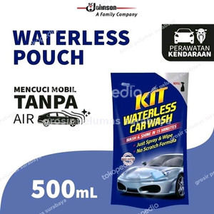 Shampo mobil KIT waterless car wash refill pouch 500ml tanpa air