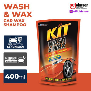 KIT Wash & Wax Car Wax Pouch 400ml