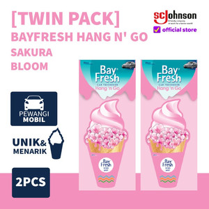 (Twin Pack) Bayfresh Hang N Go Sakura Bloom