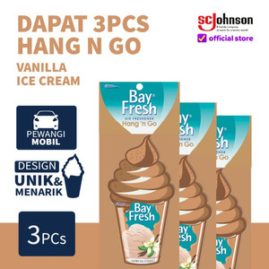 [Dapat 3 pcs] Bayfresh Hang n Go Vanilla Ice Cream