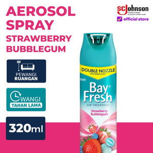 Bayfresh Aerosol Strawberry Bubblegum 320mL - Strawberry