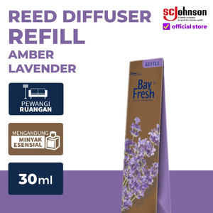 Bayfresh Reed Diffuser Refill Pengharum Ruangan Amber Lavender