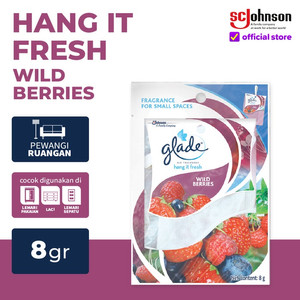 Glade Hang It Fresh Pengharum Ruangan Wild Berries 8gr