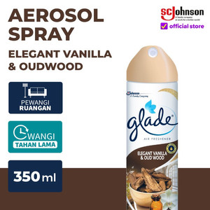 Glade Aerosol Elegant Vanilla & Oudwood 350ml