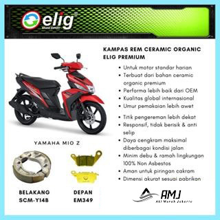 Kampas Rem Depan Belakang Yamaha Mio Z ELIG SCMY14B - EM349