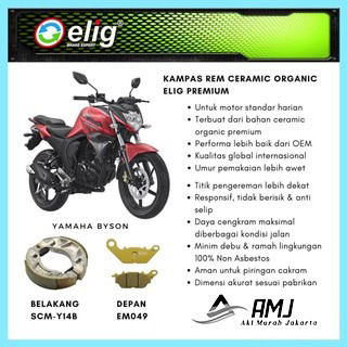 Kampas Rem Depan Belakang Yamaha Byson ELIG SCMY14B - EM049