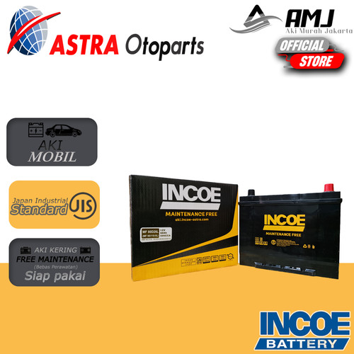 Aki Mobil INCOE MF ASTRA 80D26L / NX110-5L Aki Kering 12V / 70Ah