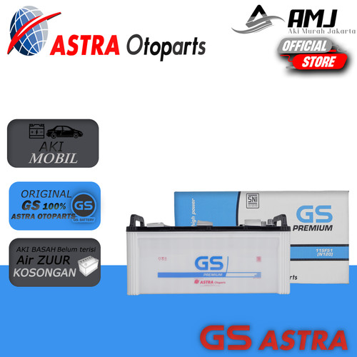 AKI GENSET GS PREMIUM ASTRA N120 / 115F51 Aki Basah 12V / 120Ah