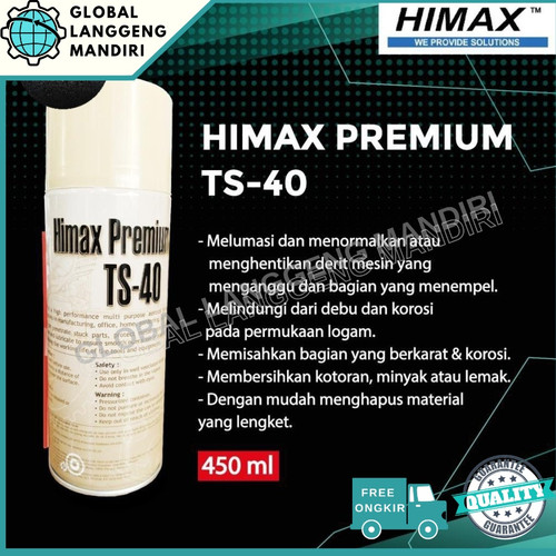 PELUMAS ANTI KARAT HIMAX  TS-40 SETARA WD40 /  PELUMAS WD 40