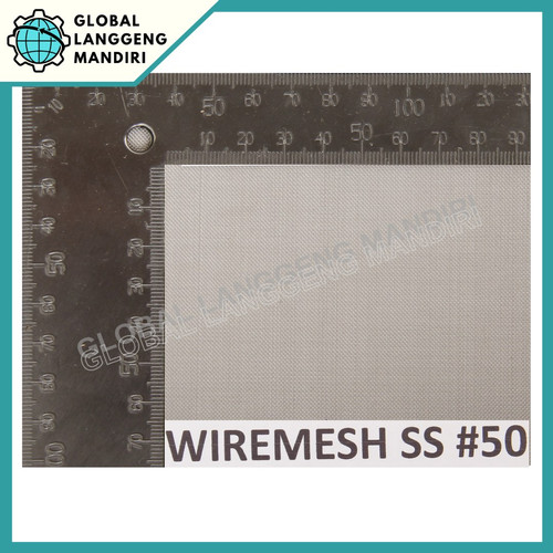 WIRE MESH 50 STAINLESS (304) 1MX1.3M / PENYARING MAKANAN STAINLESS #50