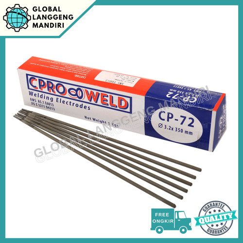 KAWAT LAS CP-72 3.2MM (5KG) CPROWELD / ELECTRODE BESI CP72 3.2 MM