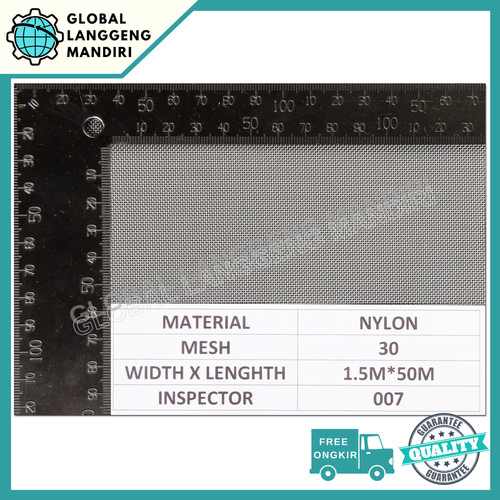 WIRE MESH NYLON 30 1.5MX1M / SARINGAN NYLON #30 / SARINGAN POLYESTER