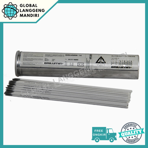 Kawat Las GRILUMIN 14 3.2MM (1KG)/ GRILUMIN 14 3.2 MM ALUMUNIUM