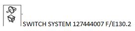 [10034408] NILFISK SWITCH SYSTEM 127444007 F/E130.2