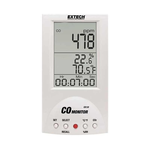 [10181480] EXTECH DESKTOP CARBON MONOXIDE MONITOR CO50