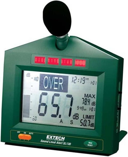 [10106166] EXTECH SOUND LEVEL ALERT GREEN HOUSING SL130G