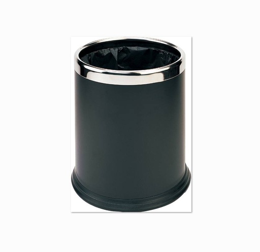 [KW1801223] KRISBOW DUST BIN ROUND GUEST ROOM BLACK