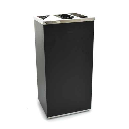 [KW1800461] KRISBOW DUST BIN RECTANGULAR WITH ASHTRAY BLACK