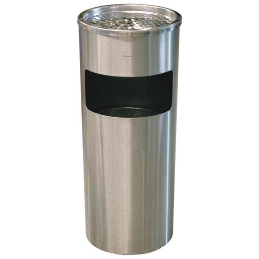 [KW1800458] KRISBOW DUST BIN ROUND ASHTRAY STAINLESS STEEL