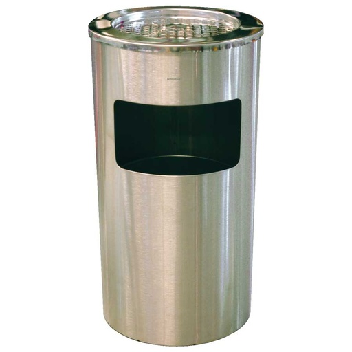 [KW1800456] KRISBOW DUST BIN ROUND STAINLESS STEEL 30X65CM