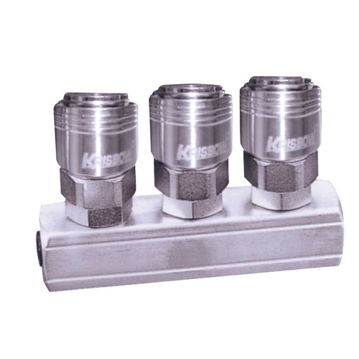 [KW0800660] KRISBOW MULTI QCK 3 COUPLERS 1/4IN QC-3J CRQC3J