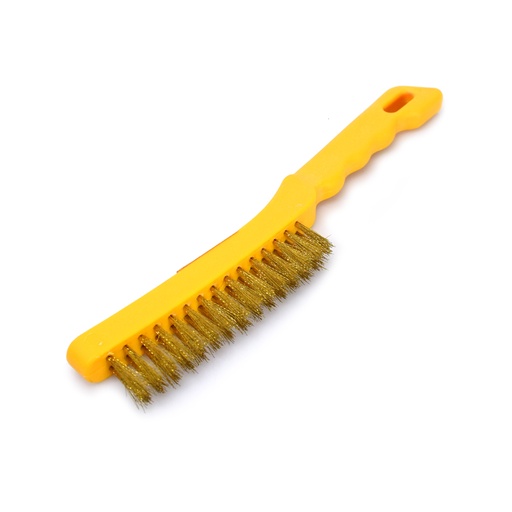 [KW0300063] KRISBOW SCRATCH BRUSH BRASS WIRE 2ROW LRSBB2