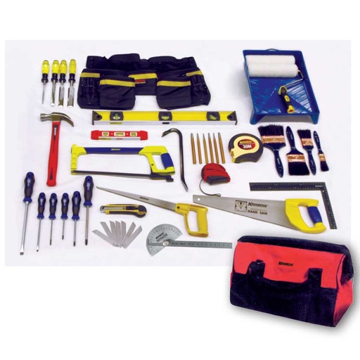 [KW0103774] KRISBOW CONTRACTOR TOOL SET 35PCS LPCTS2