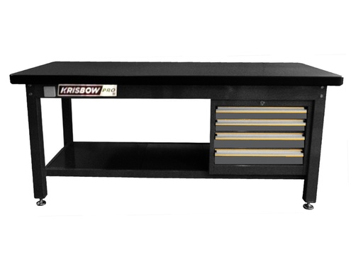 [KW0103272] KRISBOW WORK TABLE 4 DRAWER 2100X750X800MM