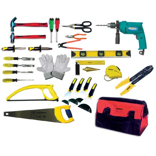 [KW0103081] KRISBOW BUILDING MAINTENANCE TOOLSET 33PC LPBTS1