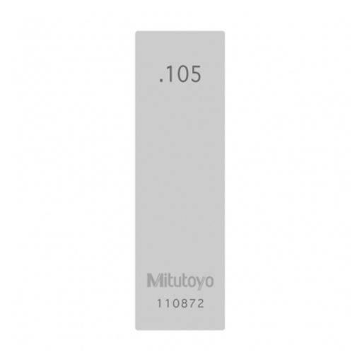 [MT0005075] MITUTOYO GAUGE BLOCK STEEL 0.105 INC 0 611145-531