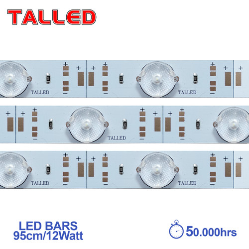 LED BARS WHITE LAMPU NON WATERPROOF 95CM/12WATT JNJ TALLED