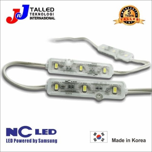 Lampu NCLED SAMSUNG/ LED Modul Strip 3 Mata 5630 CLR 1.2W MADE IN KORE