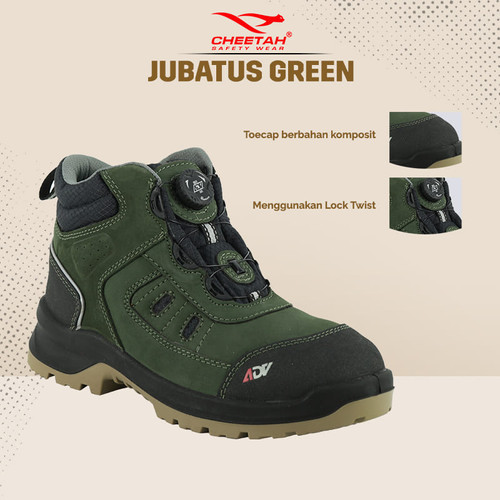 sepatu safety cheetah ADV Jubatus 6112G twist lock system (TLS)