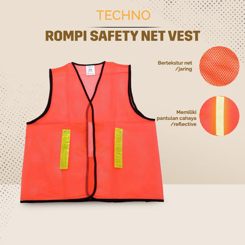 Rompi Proyek Safety Techno Net Vest