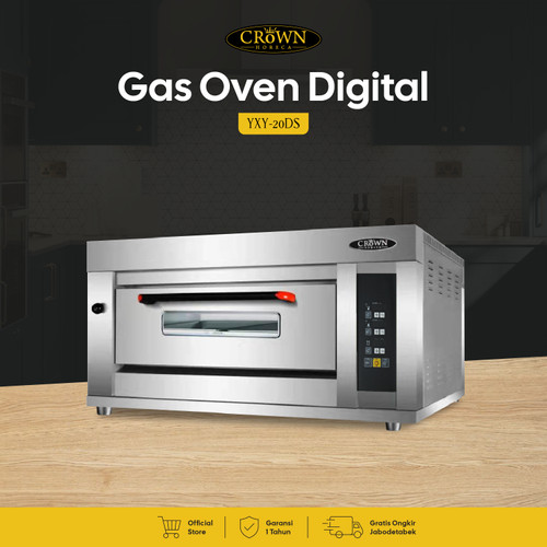 YXY - 20DS Standard Gas Oven Digital / Oven Deck - Crown Horeca