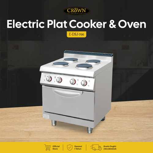 E-DSJ-700 Electric 4 Hot - Plate Cooker & Cabinet