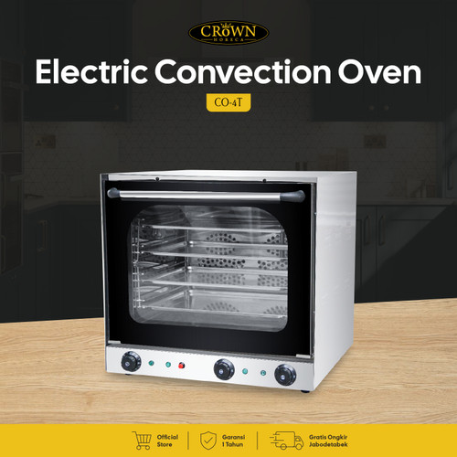 Electric Convection Oven (Oven Listrik) ECO-4A Crown Horeca