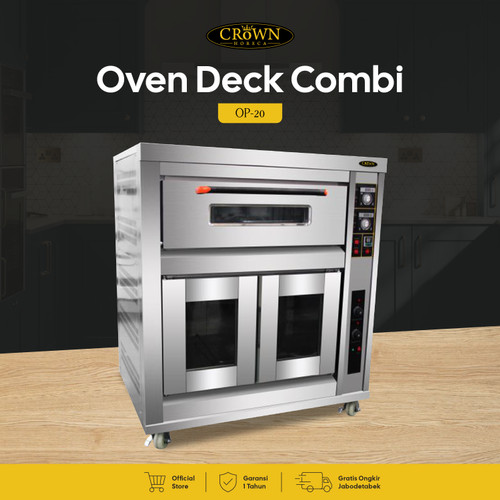 Combi Deck Oven With Proofer OP-20 Crown Horeca