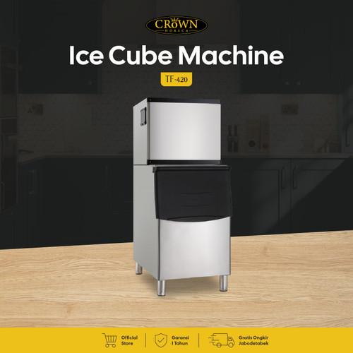 Ice Cube Machine TF-420 Mesin Pembuat Es Batu Crown Horeca