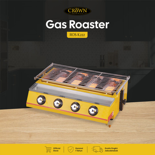 Gas Roaster / Kompor Pemanggang Gas 4 Tungku