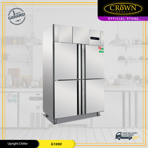 Upright Chiller G-1000 Crown Horeca, Lemari Pendingin