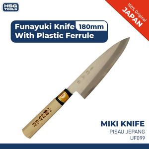 MIKI KNIFE UF099 PISAU JEPANG M701 FUNAYUKI KNIFE 180MM PLASTIC FERULE